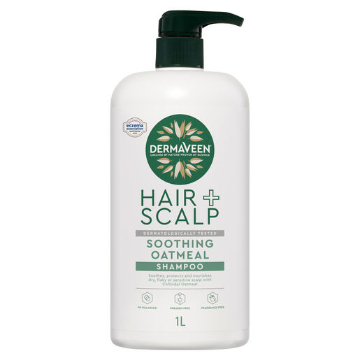 DermaVeen Hair + Scalp Soothing Oatmeal Shampoo 1L