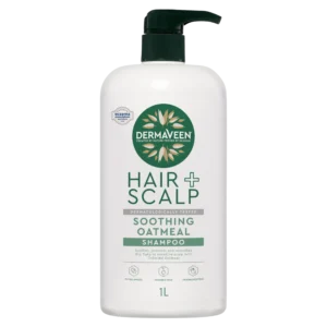 DermaVeen Hair Scalp Oatmeal Shampoo 1L FOP