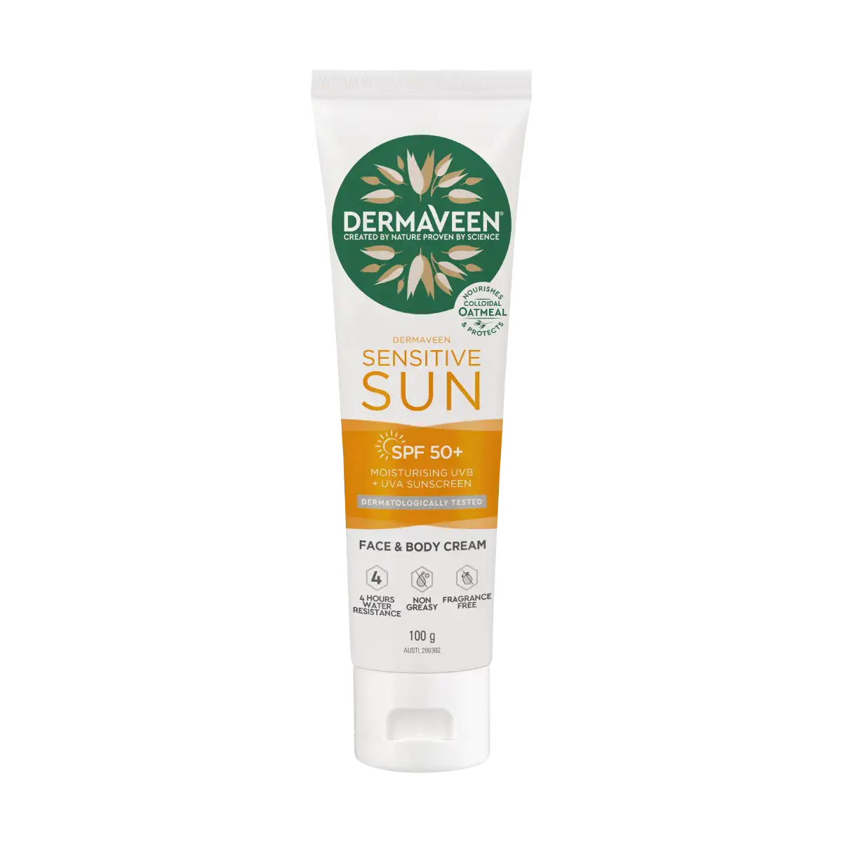 Sensitive Sun SPF50+ Moisturising UVB + UVA Sunscreen