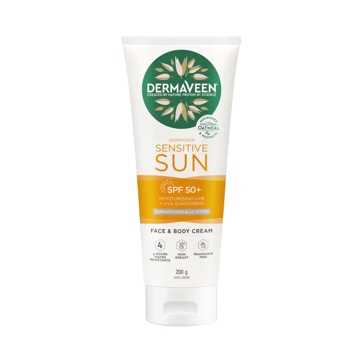 Sensitive Sun SPF50+ Moisturising UVB + UVA Sunscreen 200g