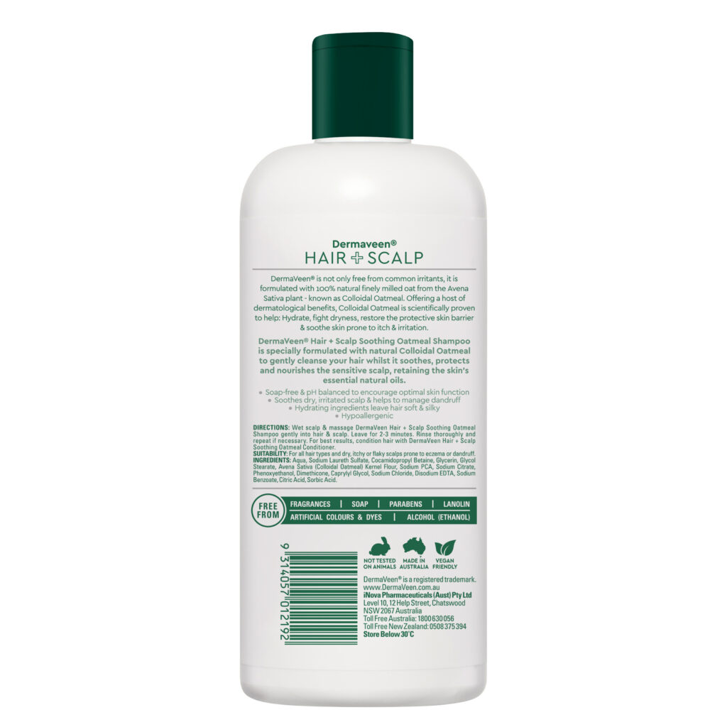P261384_DV_A10437_Soothing Oatmeal Shampoo_500mL_BOP_V0