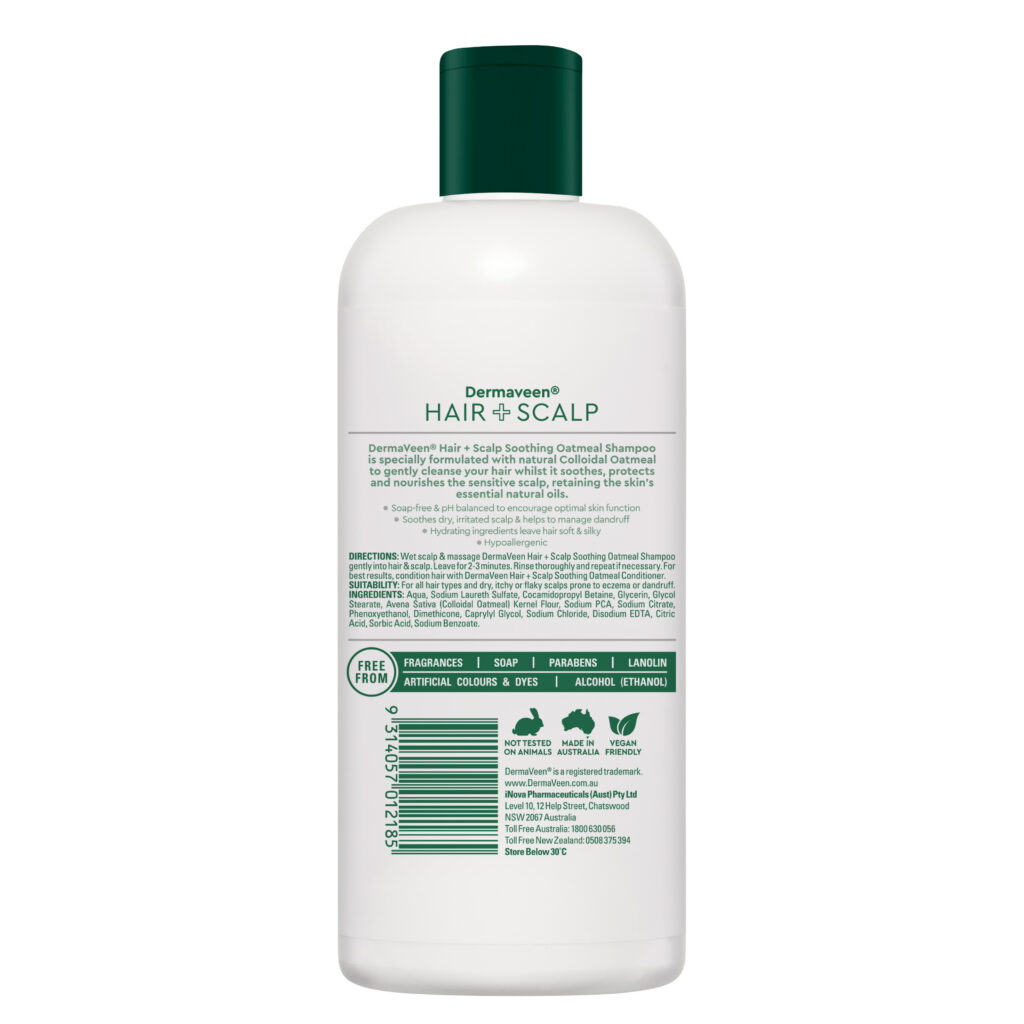 P261384_DV_A10460_Soothing Oatmeal Shampoo_250mL_BOP_V0
